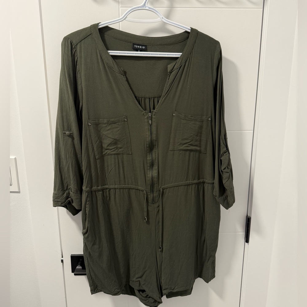 Green Jumpsuit from Torrid